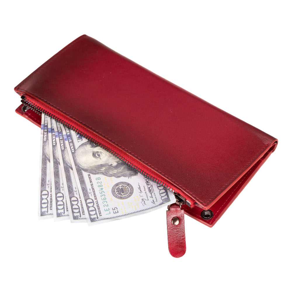 Lozan Hakiki Deri Askılı Omuz Cüzdanı