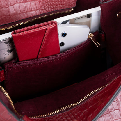 Carrera Novelya, Hakiki Deri Kadın Çanta – Şık, Modern ve Premium Tasarım