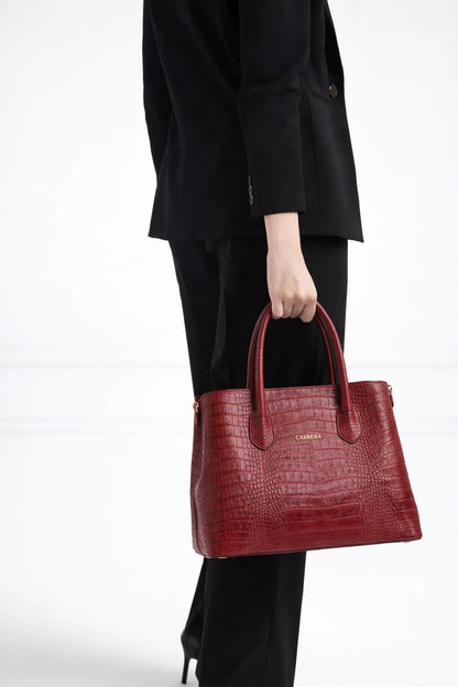 Carrera Novelya, Hakiki Deri Kadın Çanta – Şık, Modern ve Premium Tasarım