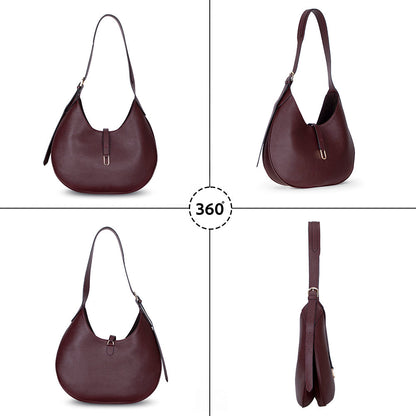 Rosa, Hakiki Deri Kadın Çantası, Omuz Askılı