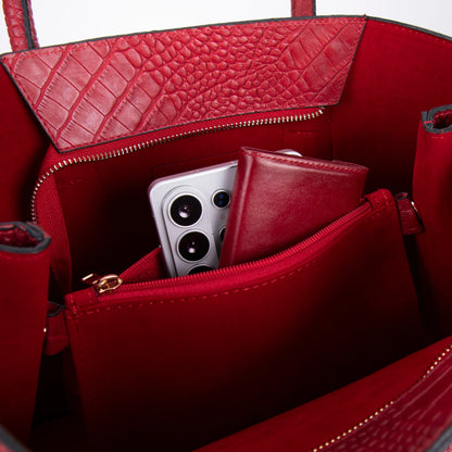 Carrera Novelya, Hakiki Deri Kadın Çanta – Şık, Modern ve Premium Tasarım