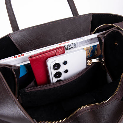 Carrera Novelya, Hakiki Deri Kadın Çanta – Şık, Modern ve Premium Tasarım