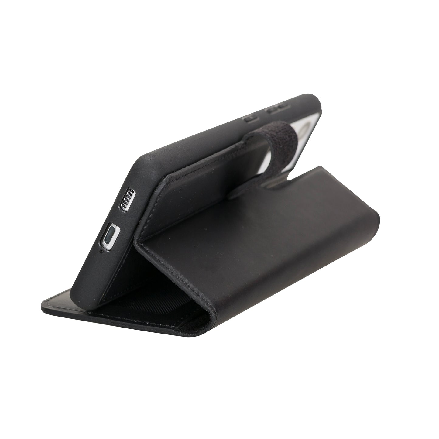 Liluri, Hakiki Deri Samsung Galaxy S21 Ultra Uyumlu Ayrılabilir Cüzdanlı Kılıf – Manyetik ve Kartlıklı Tasarım