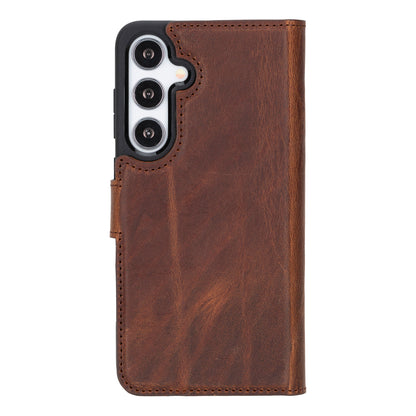 Magic Samsung Galaxy S24 Leather Detachable Wallet Case