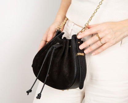 Valentina, Süet Deri Kadın Çantası