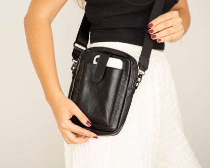 Pisa Leather Crossbody Bag