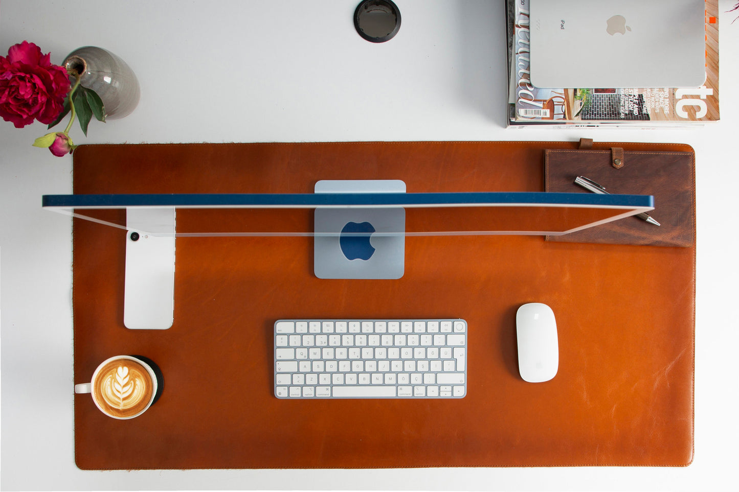 Natural Leather Desk Mat (91 cm x 48 cm)