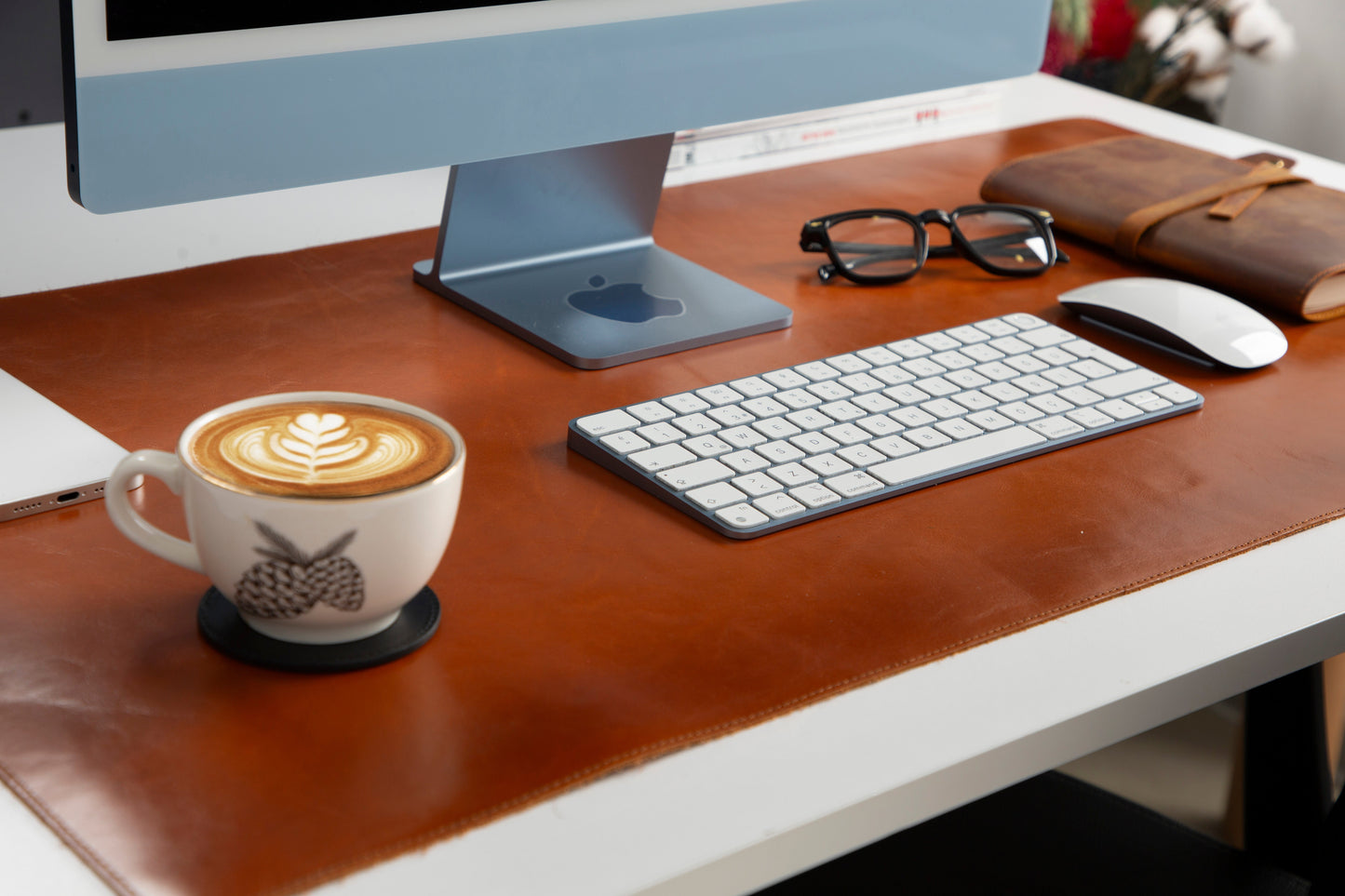 Natural Leather Desk Mat (91 cm x 48 cm)