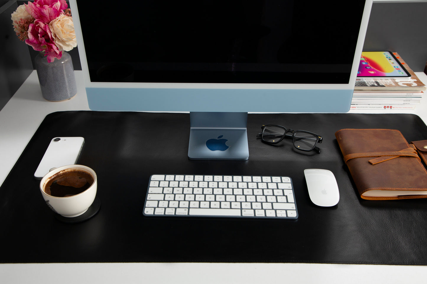 Natural Leather Desk Mat (91 cm x 48 cm)