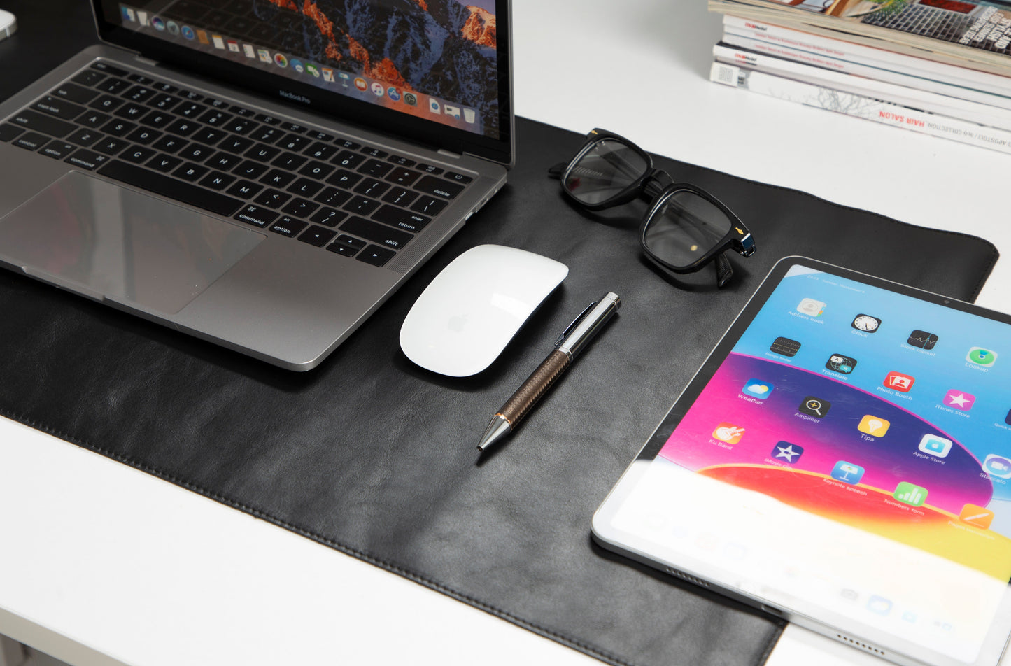 Natural Leather Desk Mat (37 cm x 80 cm)