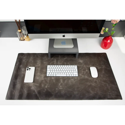 Natural Leather Desk Mat (37 cm x 80 cm)