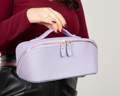 Ella Leather Makeup Bag