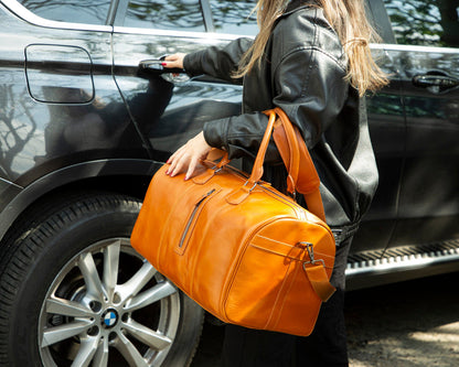 Dolly Leather Weekend Duffle Bag