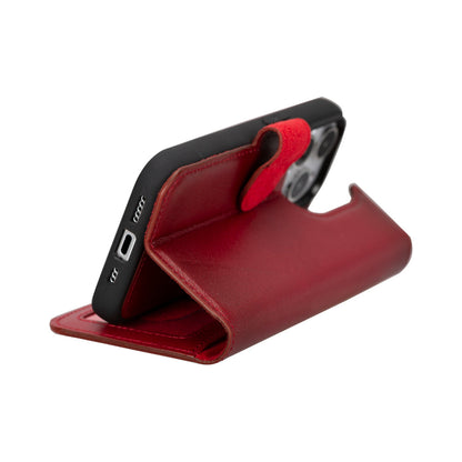 Magic iPhone 16 Pro Detachable Leather Wallet Case