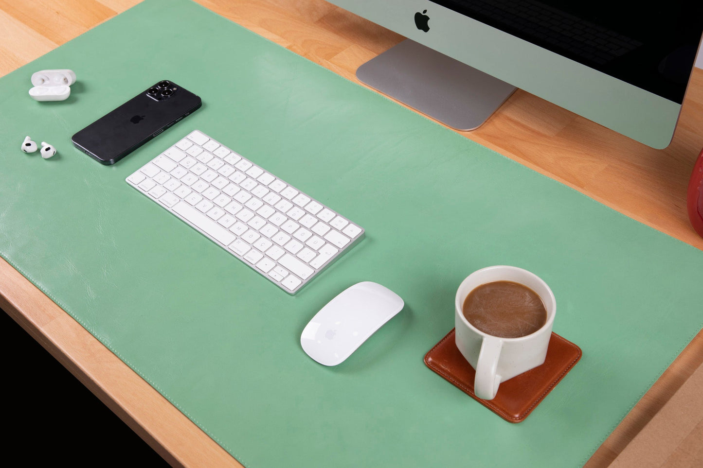 Natural Leather Desk Mat (91 cm x 48 cm)