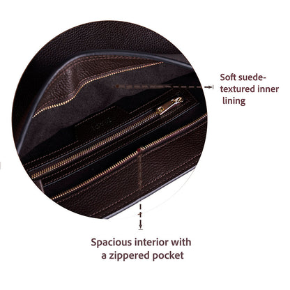 Elena, Hakiki Deri Kadın Çantası, Omuz Askılı