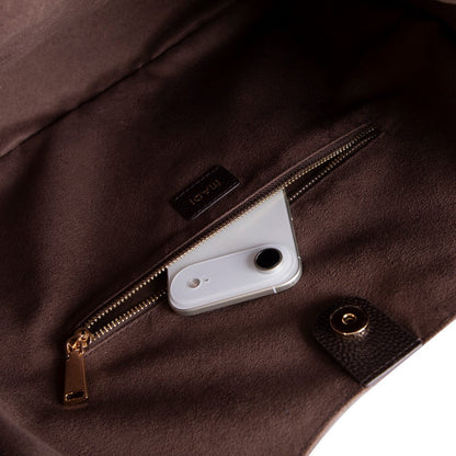 Carina, Süet Deri Kadın Çantası, Omuz Askılı