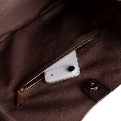 Carina, Süet Deri Kadın Çantası, Omuz Askılı