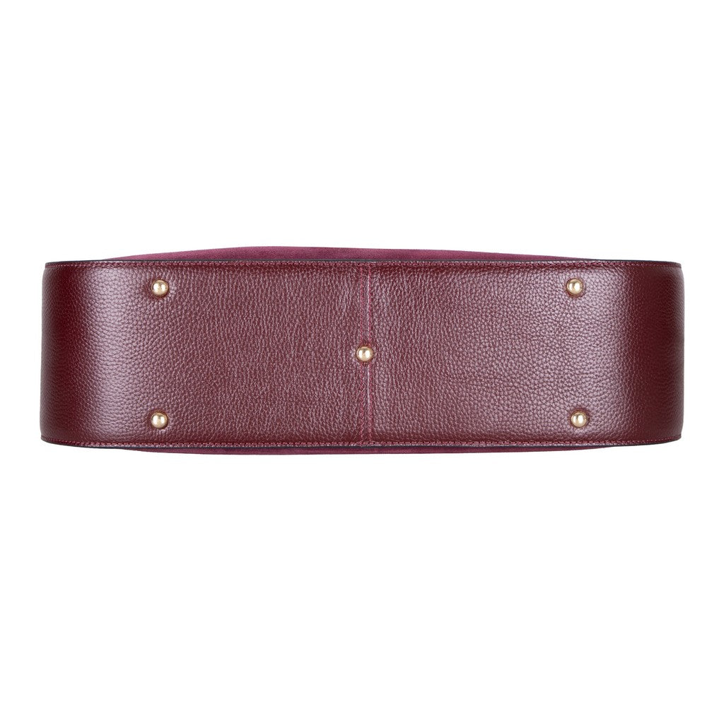 Carina, Süet Deri Kadın Çantası, Omuz Askılı