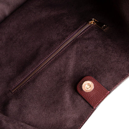 Carina, Süet Deri Kadın Çantası, Omuz Askılı