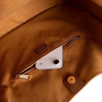 Carina, Süet Deri Kadın Çantası, Omuz Askılı