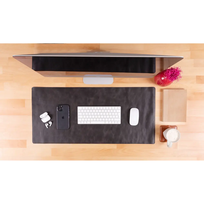 Natural Leather Desk Mat (37 cm x 80 cm)