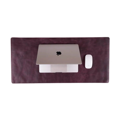 Natural Leather Desk Mat (37 cm x 80 cm)
