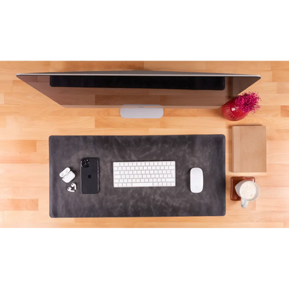 Natural Leather Desk Mat (37 cm x 80 cm)
