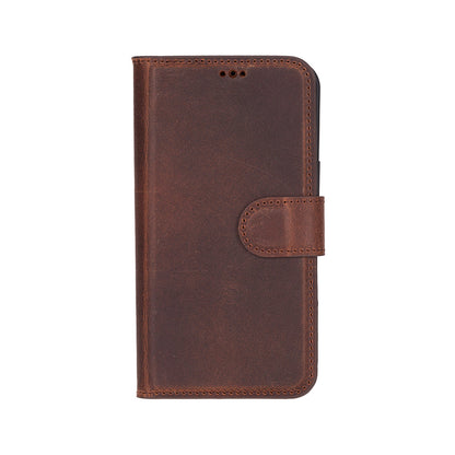 Magic iPhone 16E Detachable Leather Wallet Case
