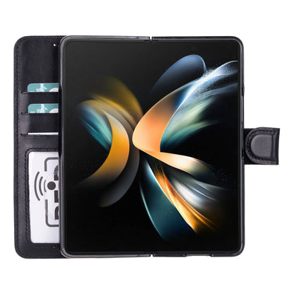 Wallet ID, Hakiki Deri Folio Kılıf – Google Pixel 10 Pro Fold Uyumlu, Kartlıklı ve Manyetik Kapaklı Tasarım