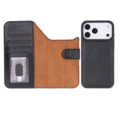 Magic iPhone 17 Pro Leather Detachable Wallet Case