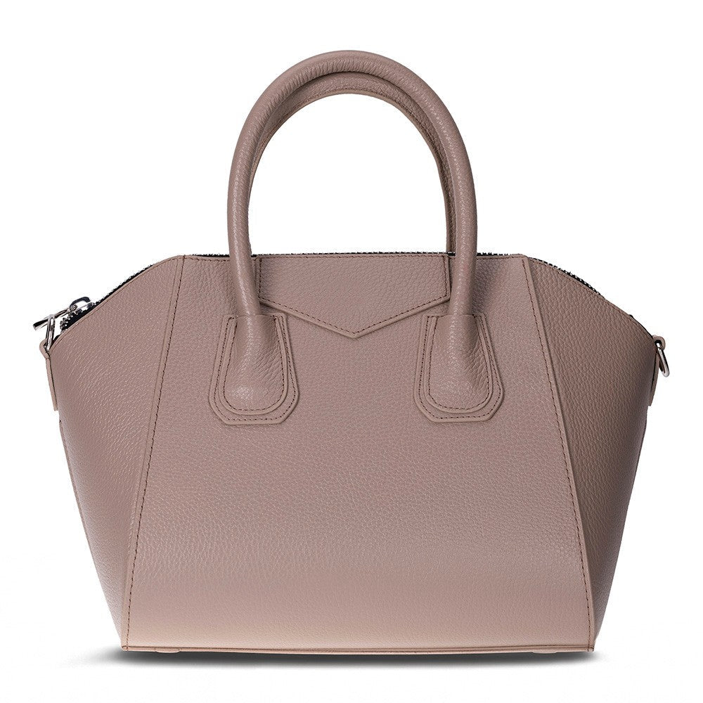 Lorenza, Hakiki Deri Kadın Omuz Çantası, Taşınabilir El Çantası, Medium