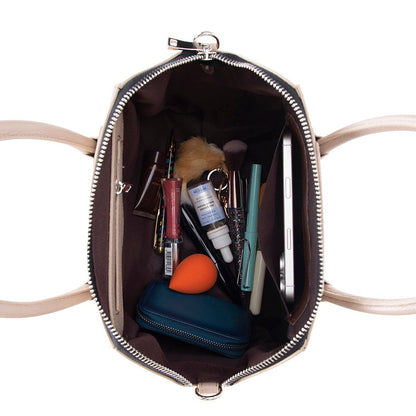 Lorenza, Hakiki Deri Kadın Omuz Çantası, Taşınabilir El Çantası, Medium