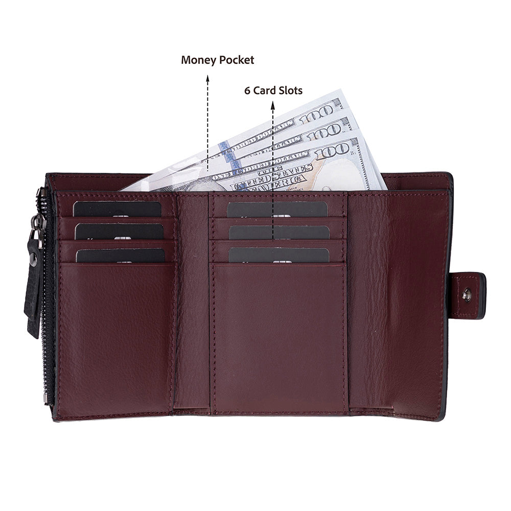 Elba, Hakiki Deri Kadın Cüzdanı, El çantası