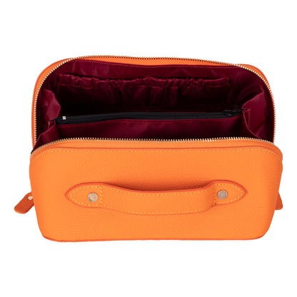 Ella Leather Makeup Bag