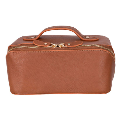 Ella Leather Makeup Bag