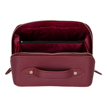 Ella Leather Makeup Bag