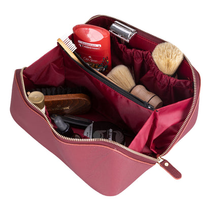 Ella Leather Makeup Bag