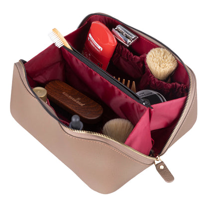 Ella Leather Makeup Bag