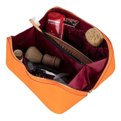 Ella Leather Makeup Bag