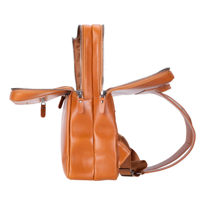 Hidden Castle, Hakiki Deri Sırt Çantası