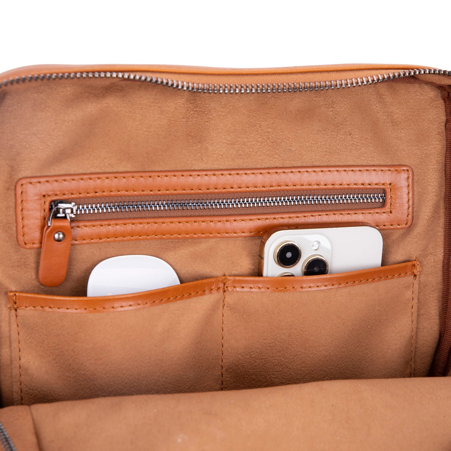 Hidden Castle, Hakiki Deri Sırt Çantası