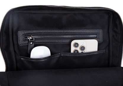 Hidden Castle, Hakiki Deri Sırt Çantası