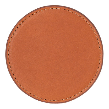 Divine Cup Leather Coaster Set