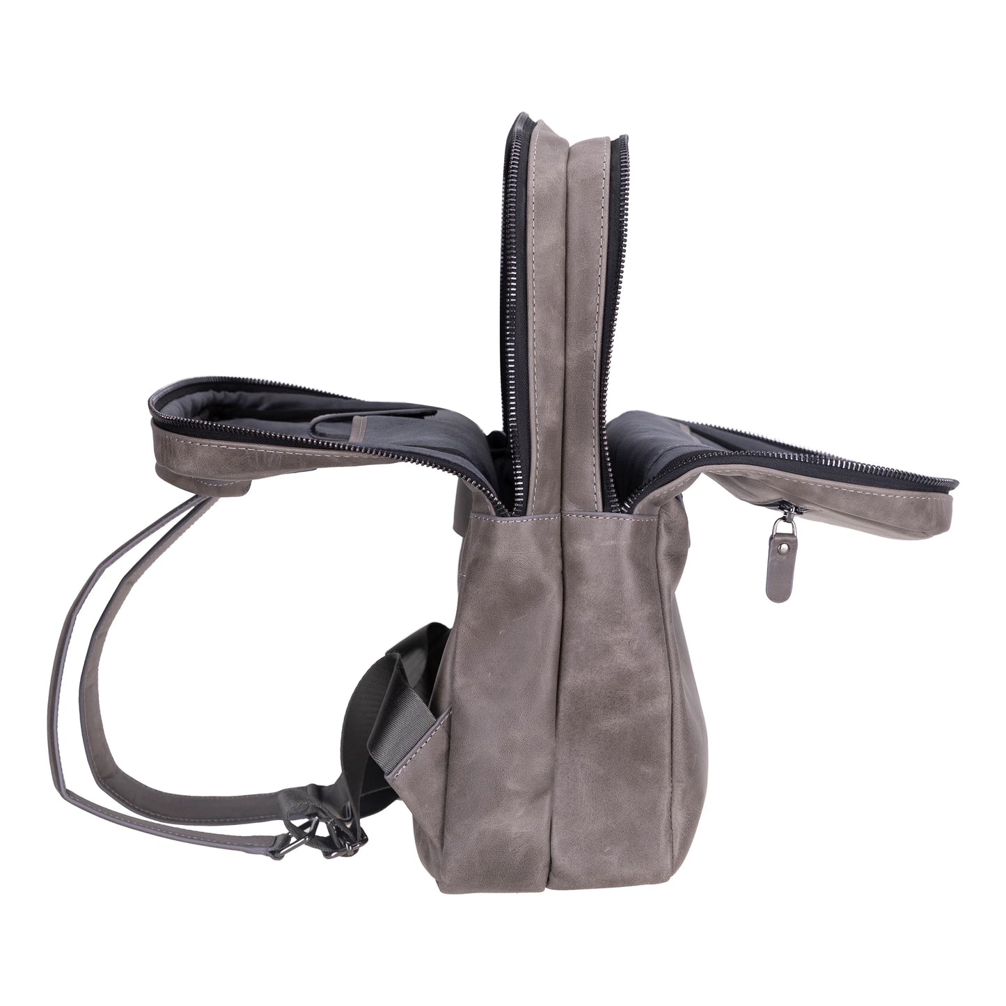 Hidden Castle, Hakiki Deri Sırt Çantası