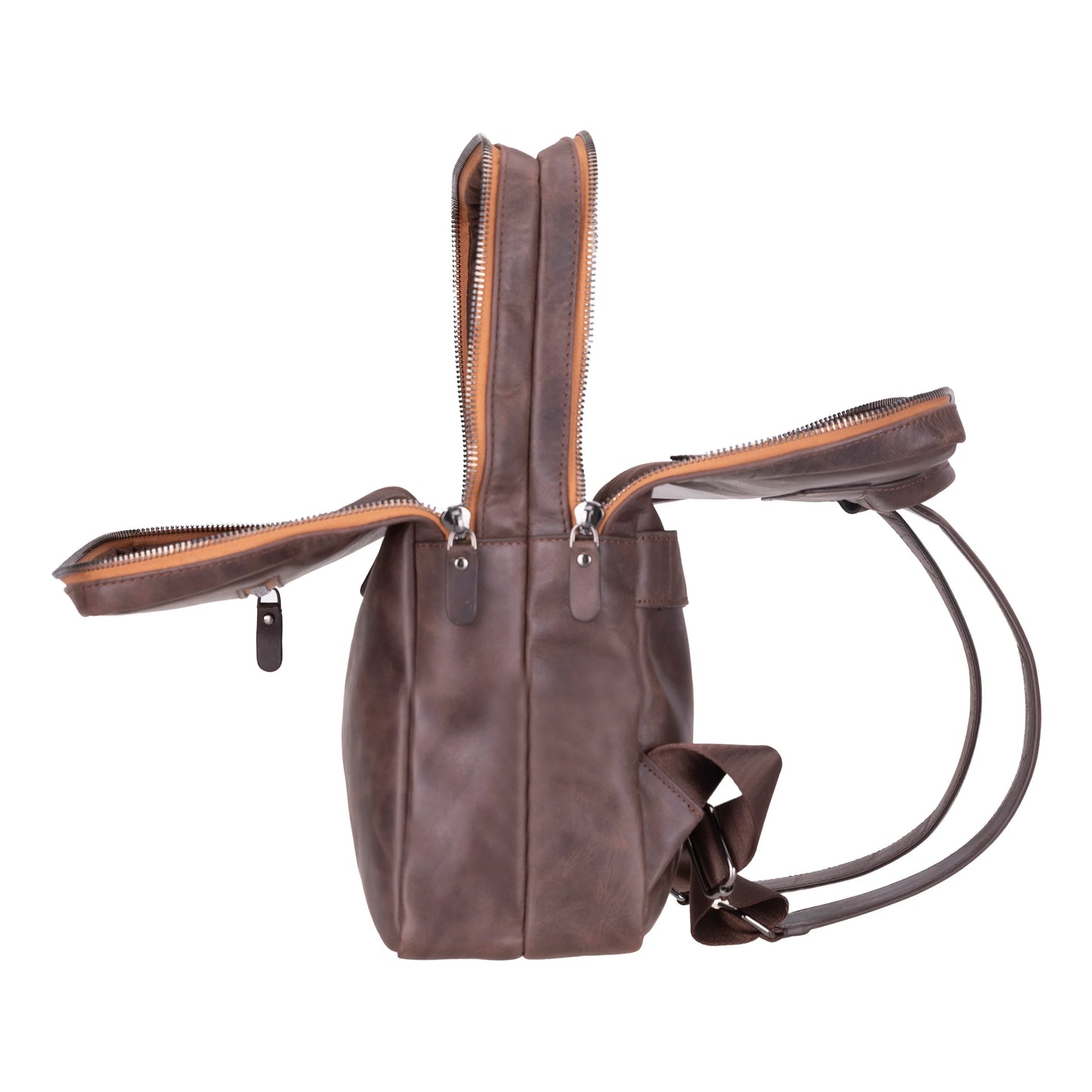 Hidden Castle, Hakiki Deri Sırt Çantası