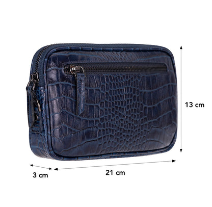 Noma Leather Clutch Bag