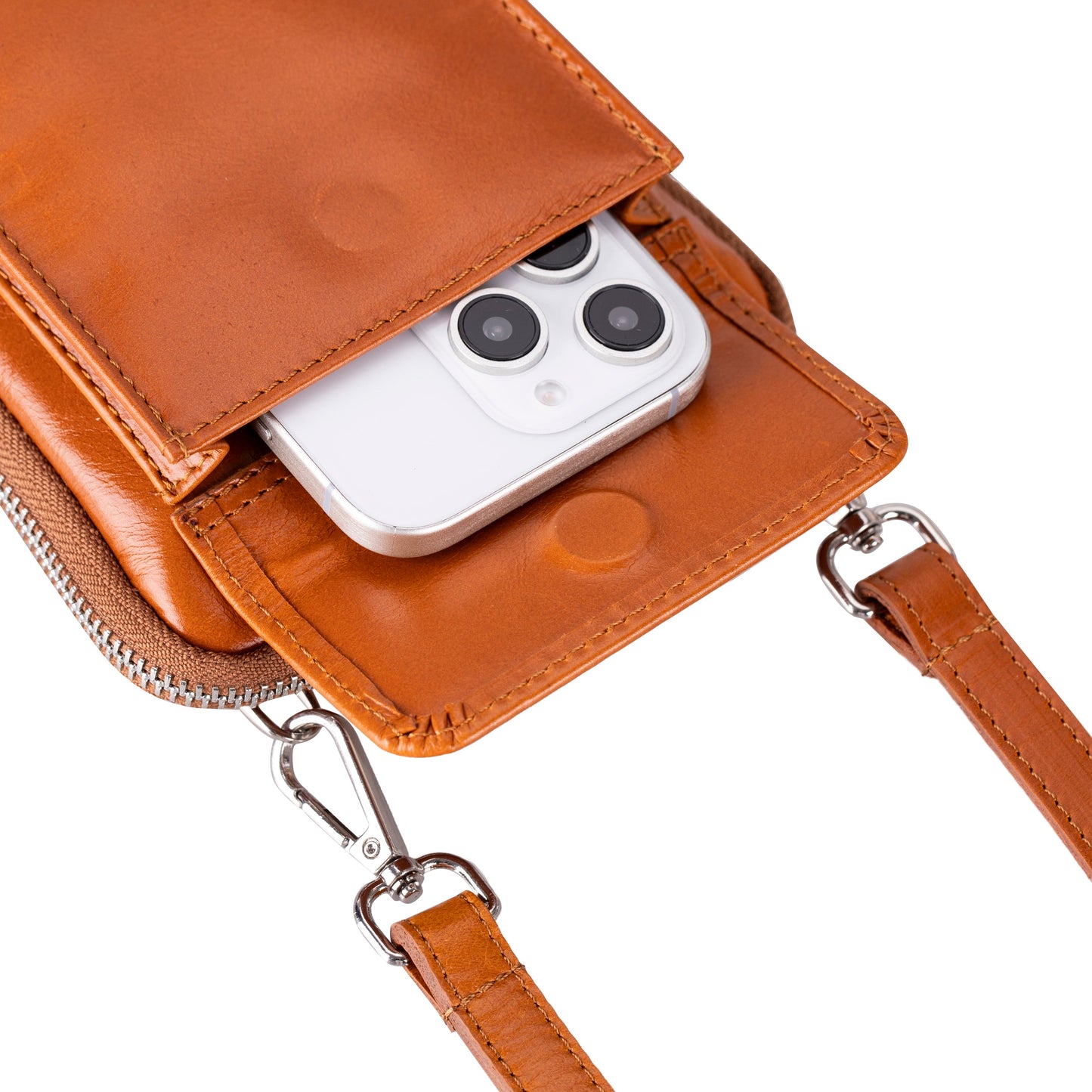 Nino Leather Crossbody Bag