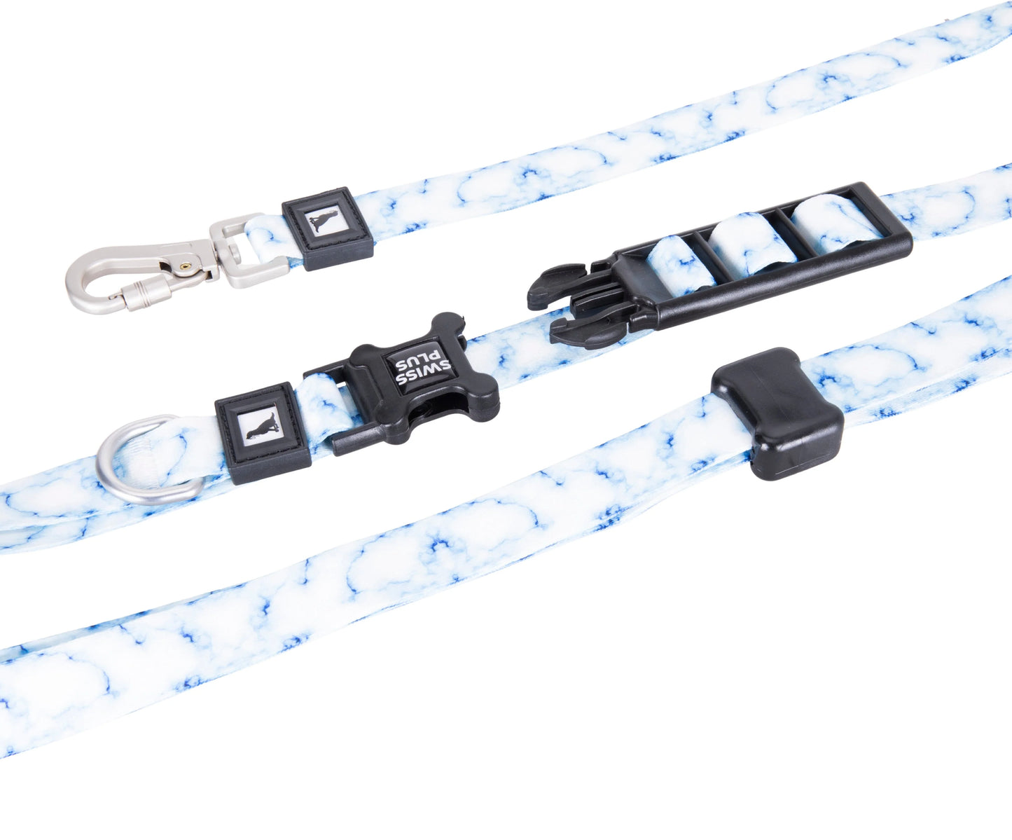 Desenli Geri Dönüştürülmüş Eller Serbest Köpek Tasması