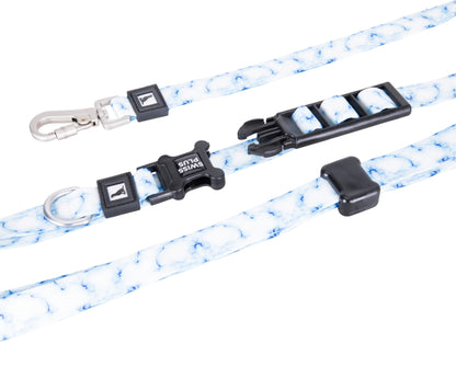 Desenli Geri Dönüştürülmüş Eller Serbest Köpek Tasması